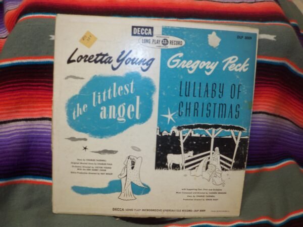 Gregory Peck Lullaby Of Christmas Loretta Young The Littlest Angel LP Decca