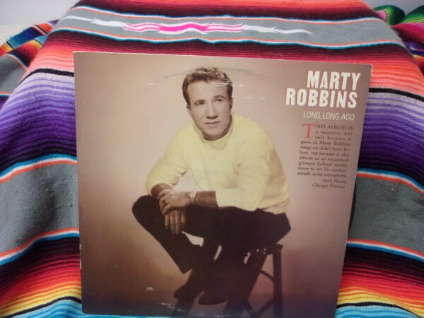 Original Marty Robbins Long, Long Ago 1984 Vinyl Record Album KC 39575 Columbia