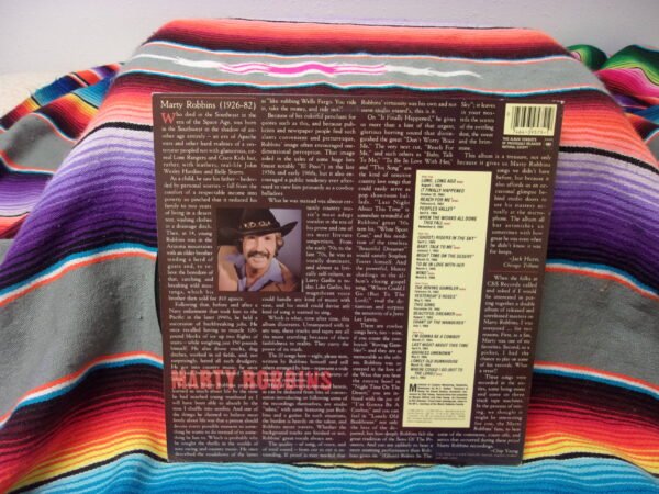 Original Marty Robbins Long, Long Ago 1984 Vinyl Record Album KC 39575 Columbia - Image 2