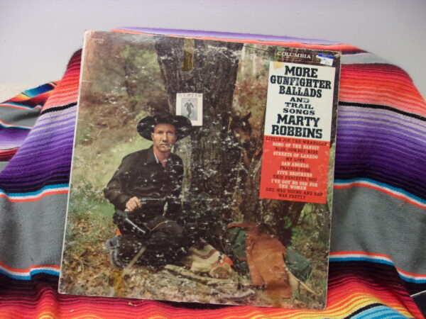 MARTY ROBBINS "More Gunfighter Ballads & Trail Songs" Vinyl LP Columbia CS8272