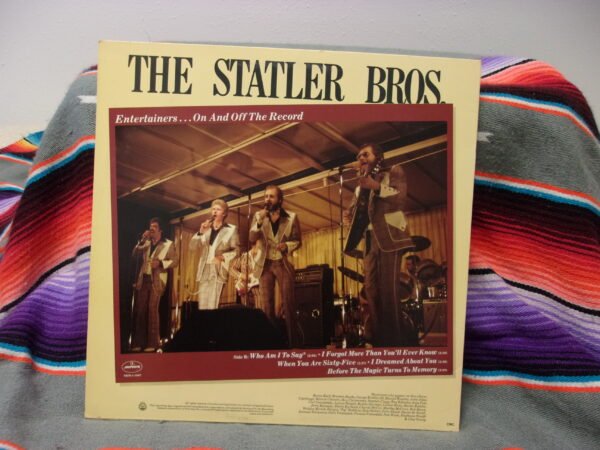 The Statler Brothers Entertainers...On And Off The Record Vinyl Album LP 1978