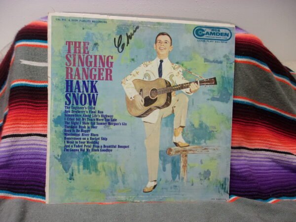 The Singing Ranger, Hank Snow, Vinyl Record LP