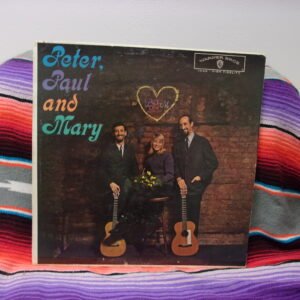 Peter Paul and Mary~Self Titled~LP Album~Vinyl~1962 Folk~W 1449~MONO.