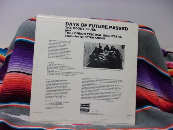 The Moody Blues Days of Future Passed Vintage Vinyl Record 1967 DES-18012