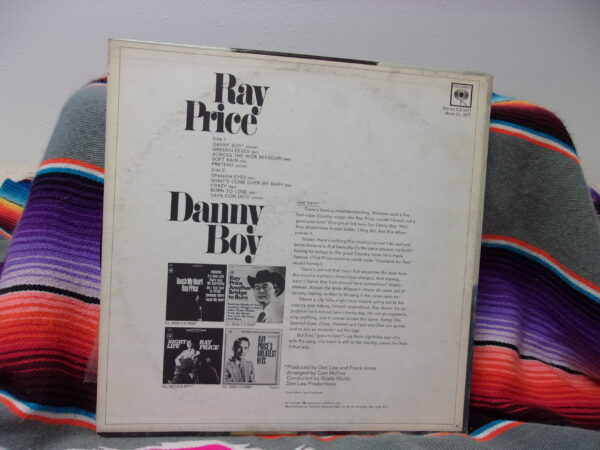 Ray Price - Danny Boy (1967) Vinyl LP CL 2677