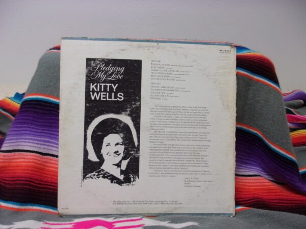 KITTY WELLS PLEDGING MY LOVE LP VINYL RECORD