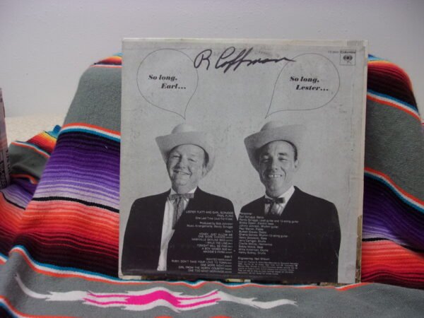 LESTER FLATT & EARL SCRUGGS final fling one last time just for kicks Lp