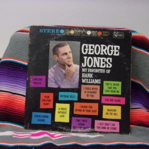 GEORGE JONES MY FAVORITES OF HANK WILLIAMS LP VINYL RECORD