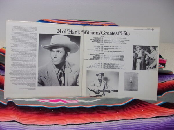 24 Of Hank Williams Greatest Hits Record Vinyl 2LP Gatefold