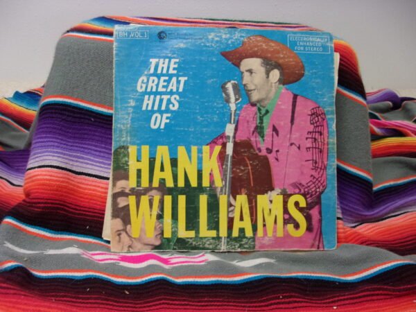 Hank Williams Great Hits Double Album by MGM Records 33rpm VINYL LP 2 Record Set