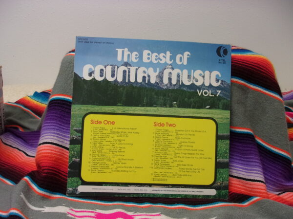 THE BEST OF COUNTRY MUSIC VOL. 7 K-TEL 33 Vinyl Album Record LP 12" 1973