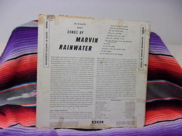 MARVIN RAINWATER: songs by MGM 12" LP 33 RPM