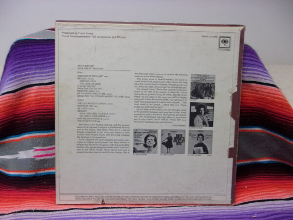 Anita Bryant ‎– How Great Thou Art Vinyl, LP Columbia ‎– CS 9642