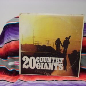 20 COUNTRY GIANTS ALBUM COLUMBIA DOUBLE LP Johnny Cash George Jones Marty Robbin