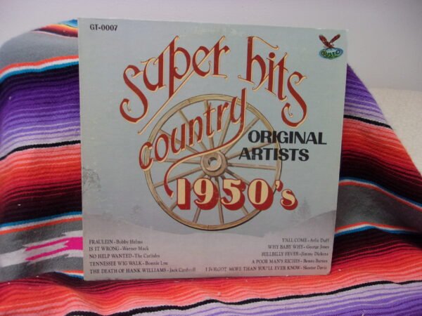 super hits country- 1950's GUSTO 12" LP 33 RPM