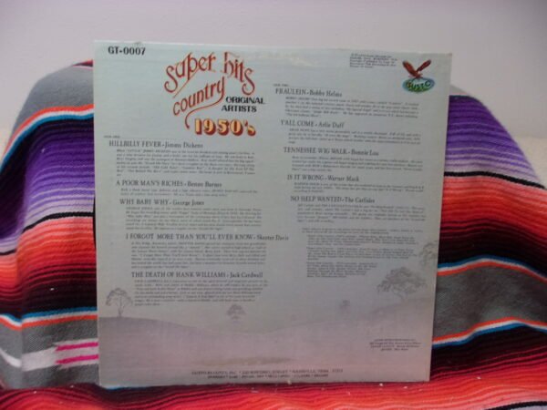 Super Hits Country - 1950s Gusto 12" LP 33 RPM