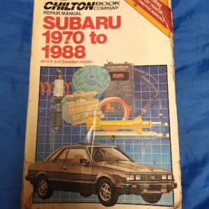 Chilton Repair & Tune Up Guide Subaru 1970-1986