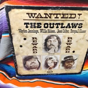 Wanted The Outlaws Waylo, Willie Nelson Colter & Glaser Vinyl Lp 1976 AFL1-1321