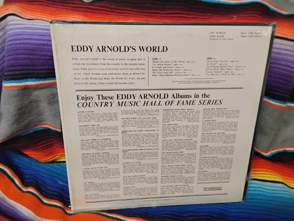 Eddy Arnold LP My World RCA Dynagrove Records 1965 33 RPM Vinyl Record