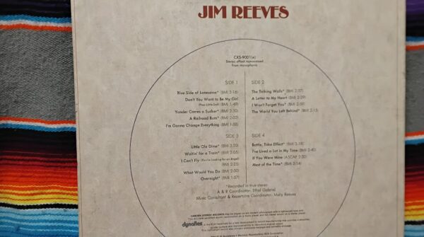 Jim Reeves - Double Vinyl Record LP Album - 1972 RCA Records USA - CXS-9001