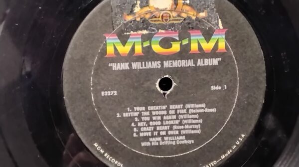 Hank Williams - Hank Williams Memorial Album E3272 Vinyl, LP