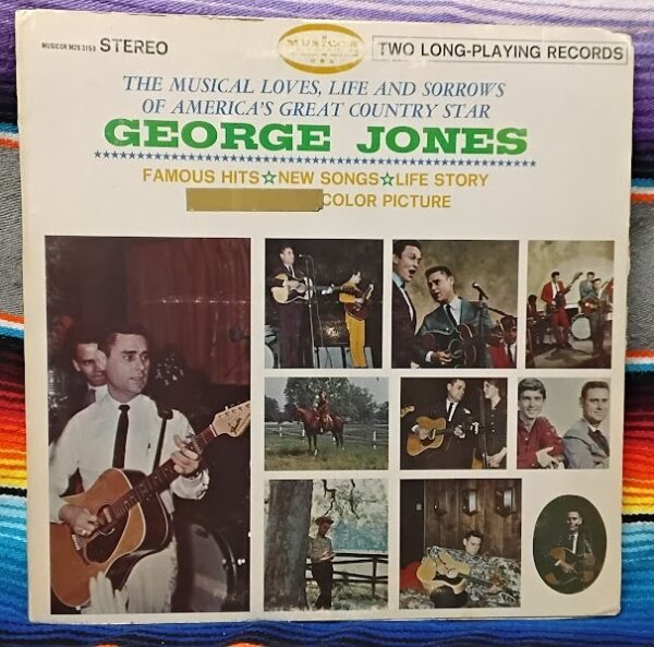 George Jones The George Jones Story, Musicor Vinyl Double LP M253159