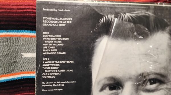 STONEWALL JACKSON RECORDED LIVE AT THE GRAND OLE OPRY 1971 C30469